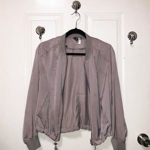 H&M Light Taupe Bomber Jacket